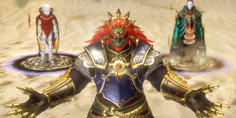 Ganondorf summons Ghirahim and Zant in Hyrule Warriors
