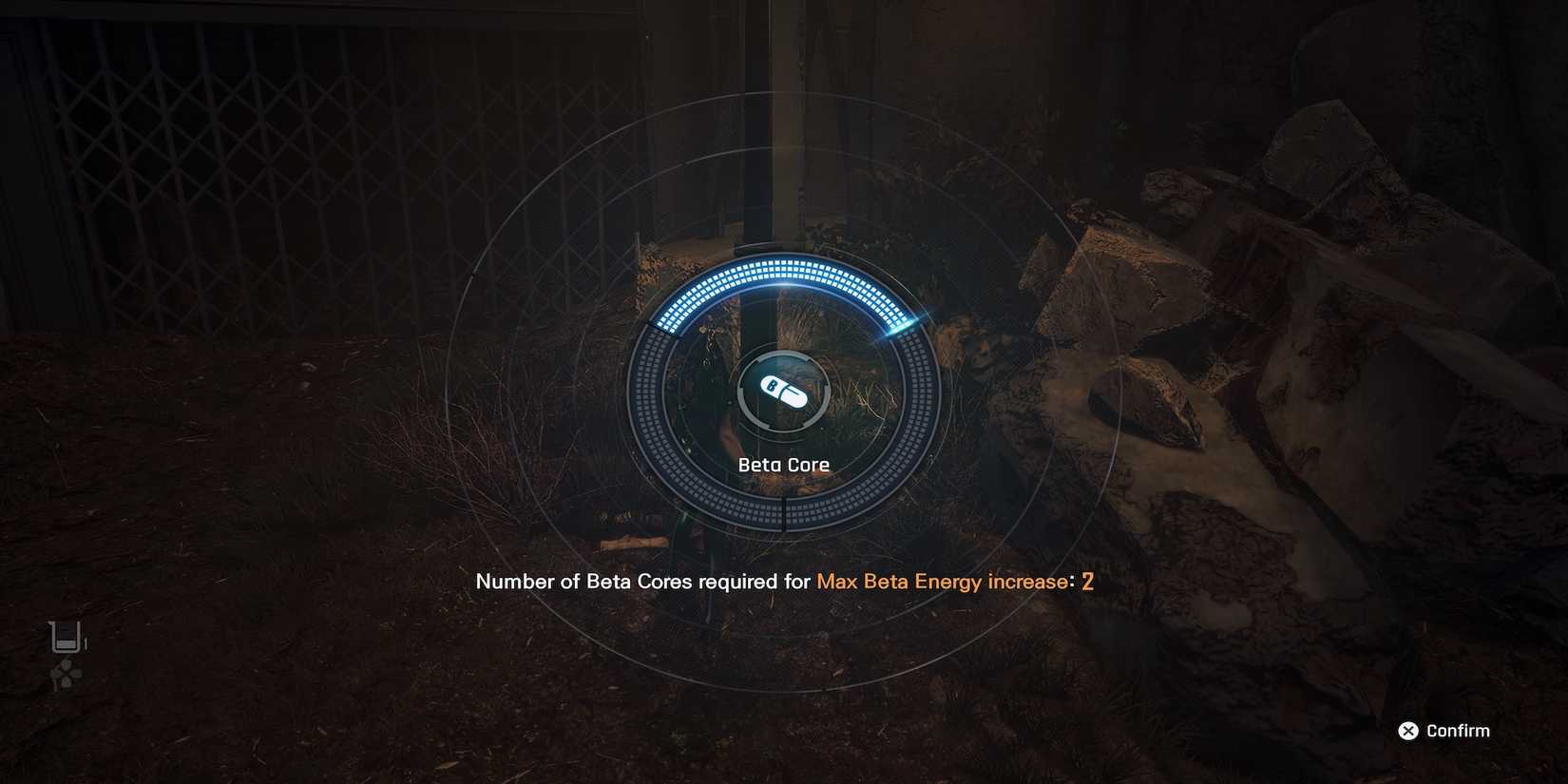 Gathering a beta core in Stellar Blade