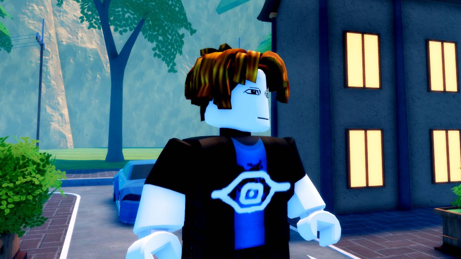 A player character in Roblox Anime Defenders 