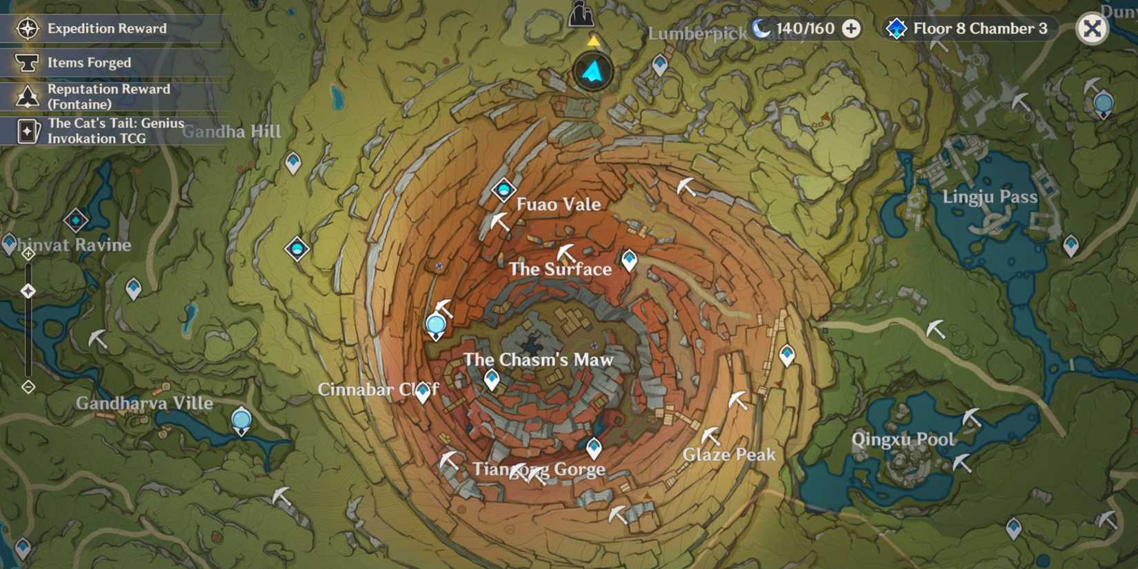 Genshin Impact- Chasm Surface