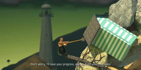 Getting Over It With Bennett Foddy gameplay