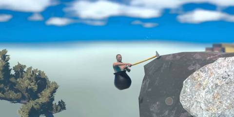 Getting Over It With Bennett Foddy gameplay