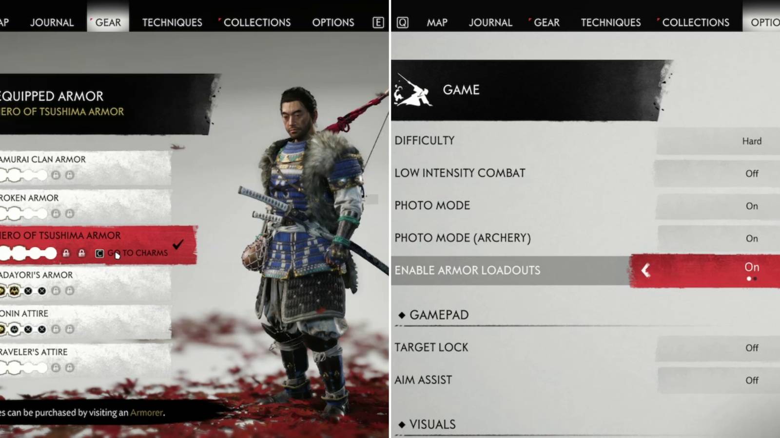 Ghost of Tsushima how to use loadouts featured image