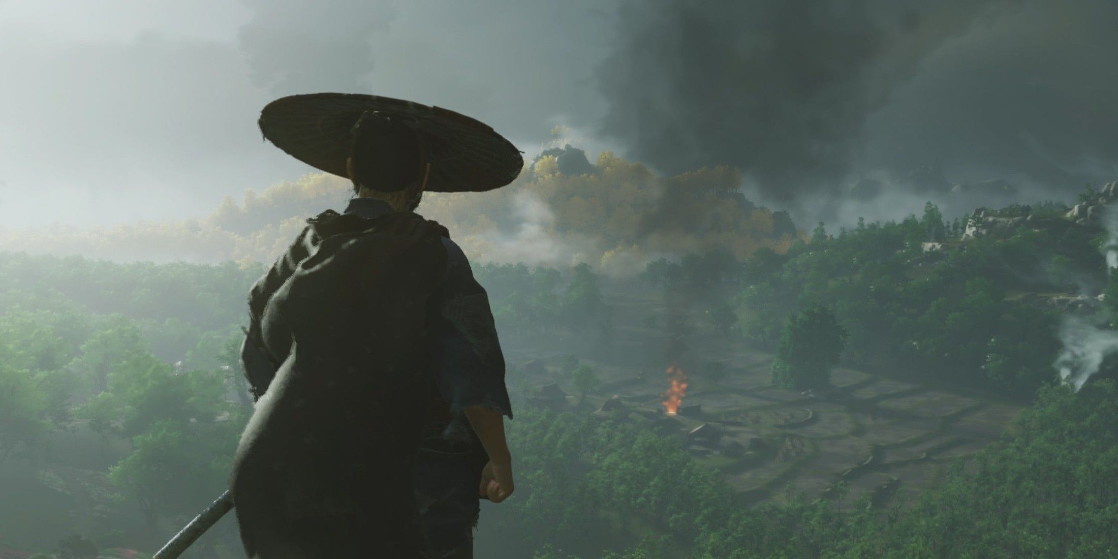 Игрок Ghost of Tsushima сталкивается с ужасающей ошибкой