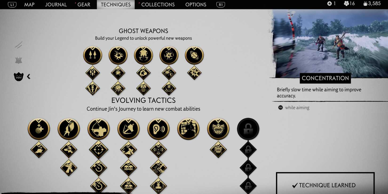 concentration technique