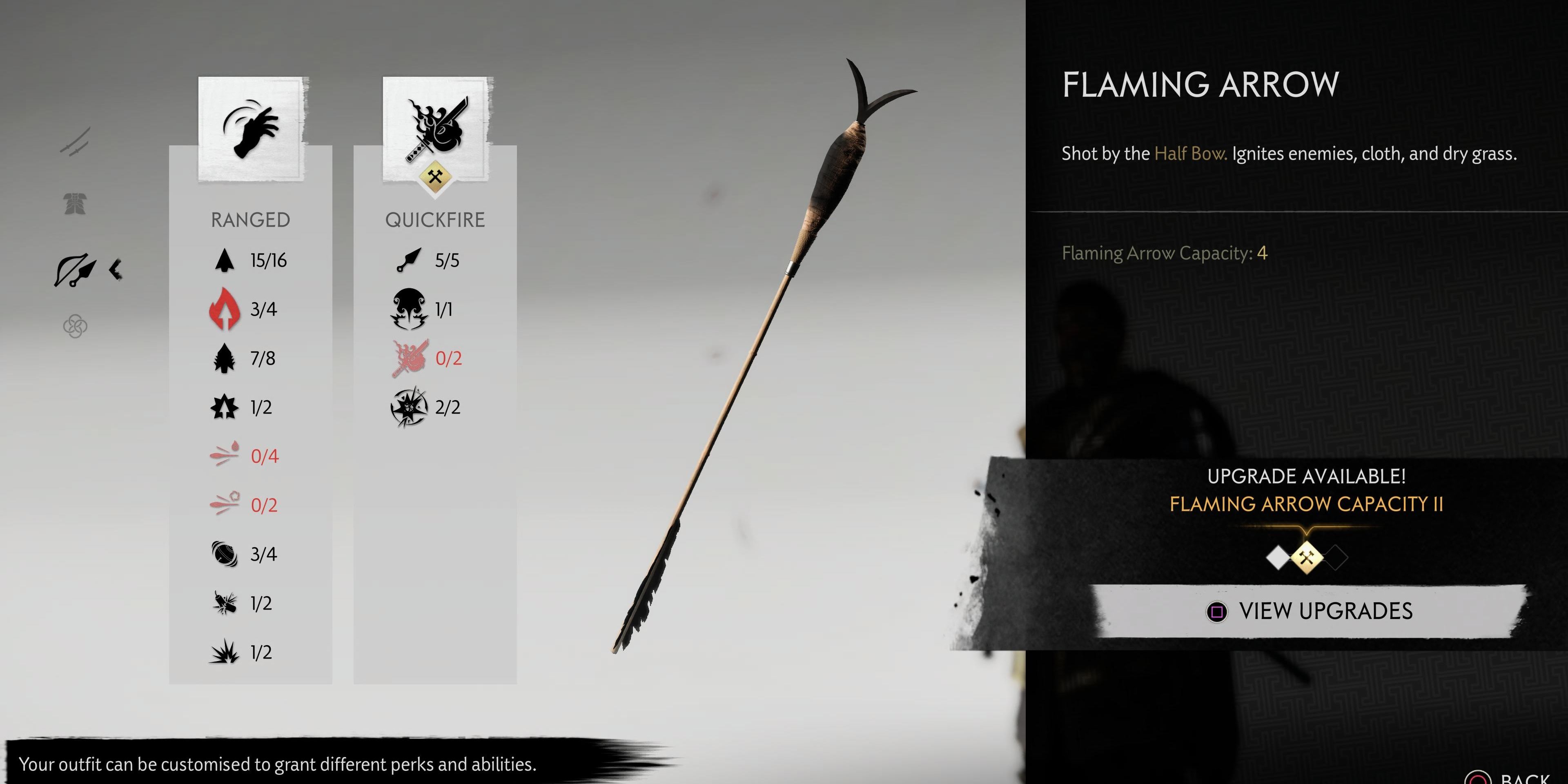 flaming arrow