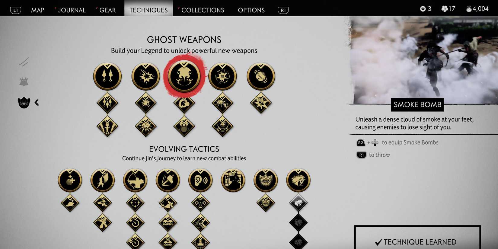 smoke bomb technique