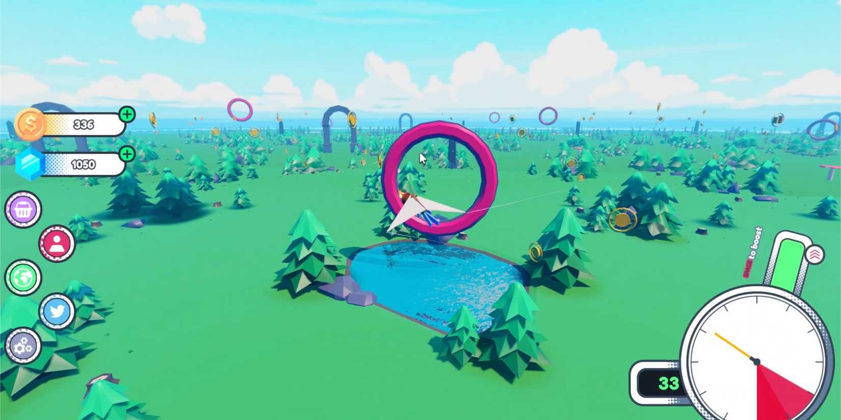 Glider Simulator player