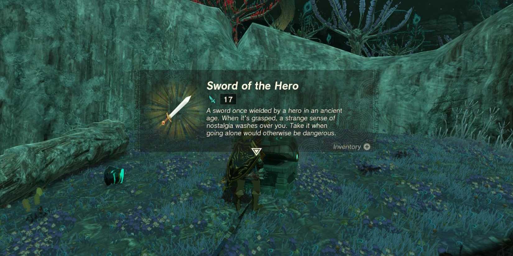 Sword of the Hero in Tears of the Kingdom (Depths)