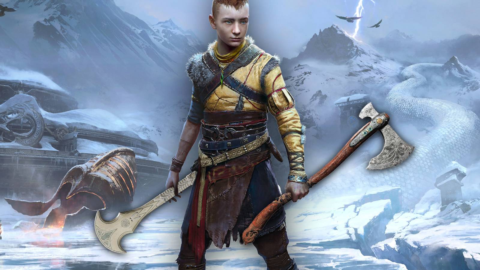 God of War Atreus Game Weapons Arsenal
