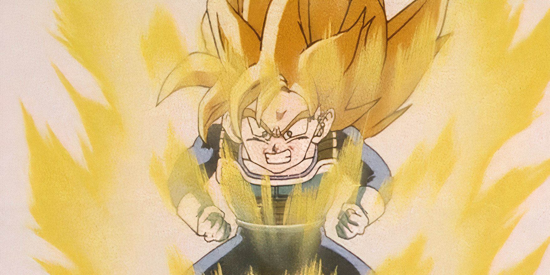 Gohan trying to go Super Saiyan in Dragon Ball Z