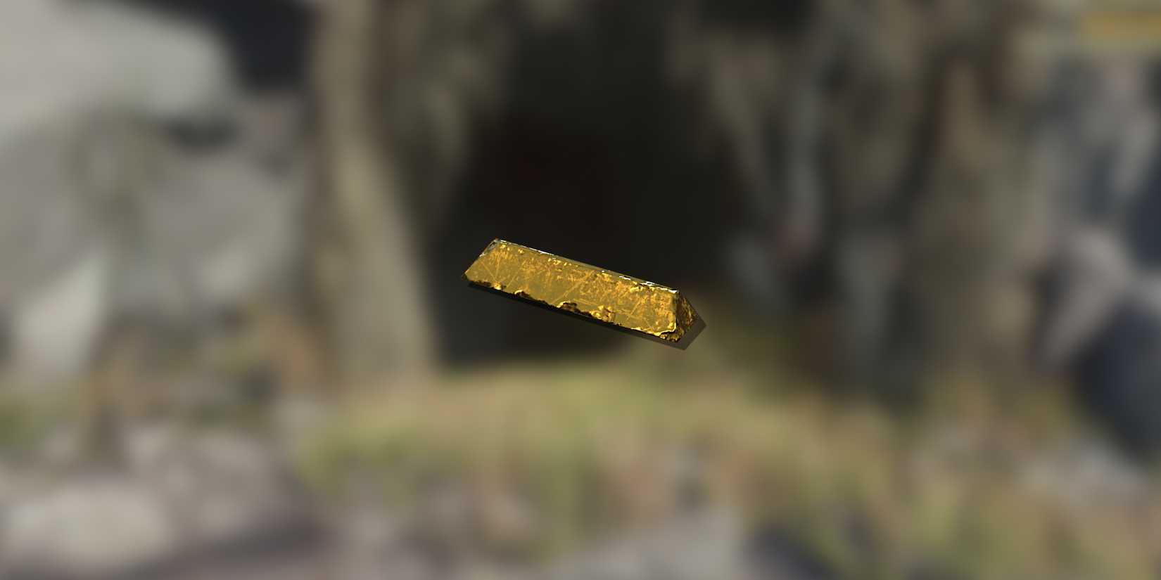 Image of some gold bullion from Fallout 76
