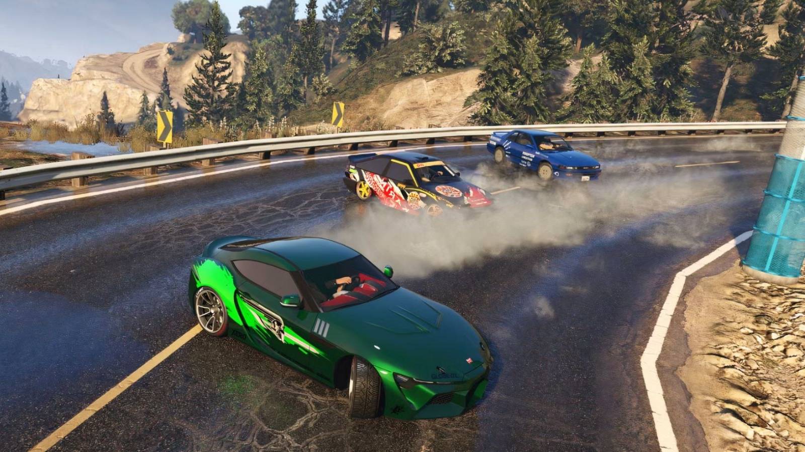 GTA Online Cars Drifting