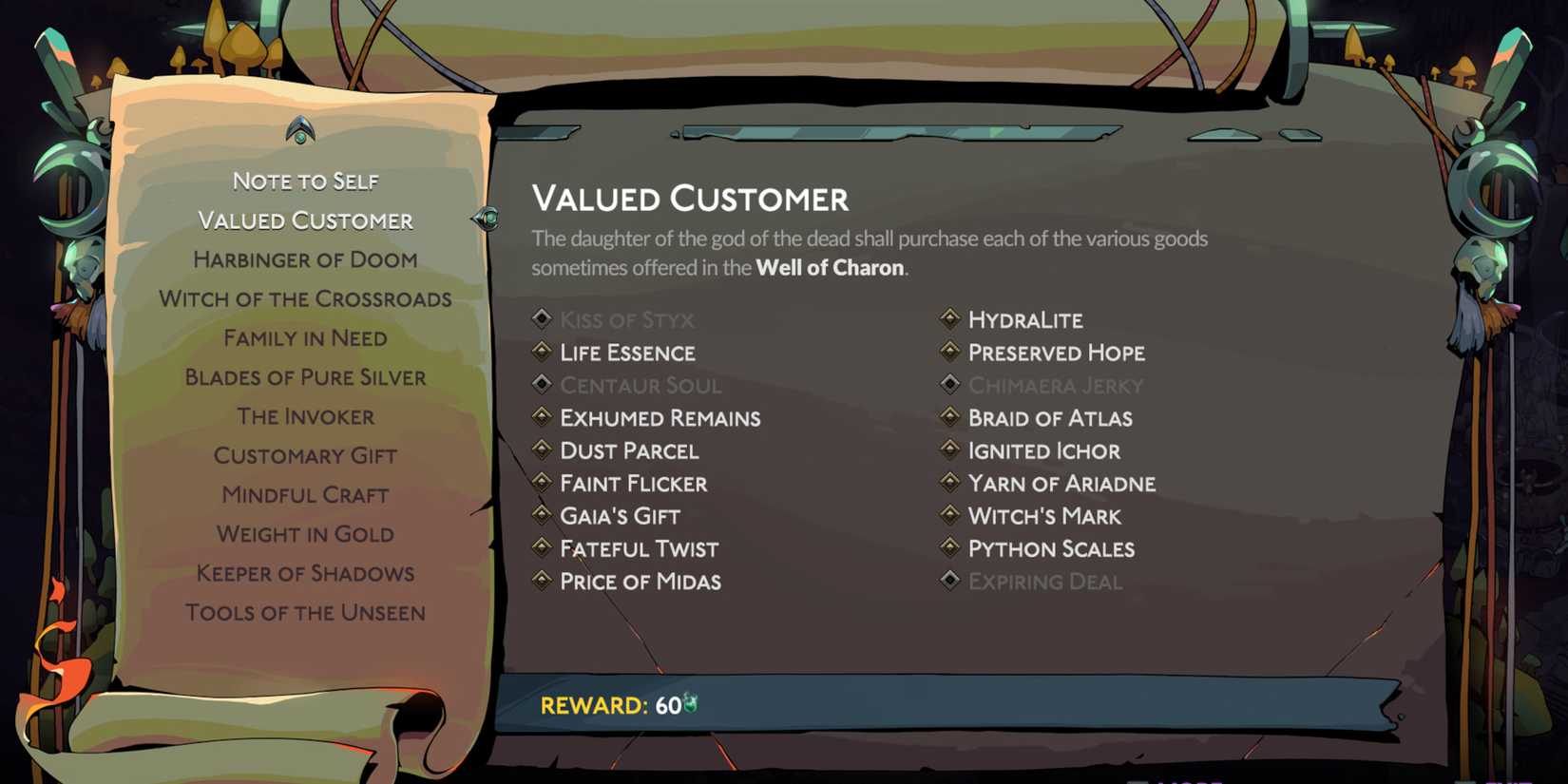 Hades-2-All-Well-Of-Charon-All-Itens