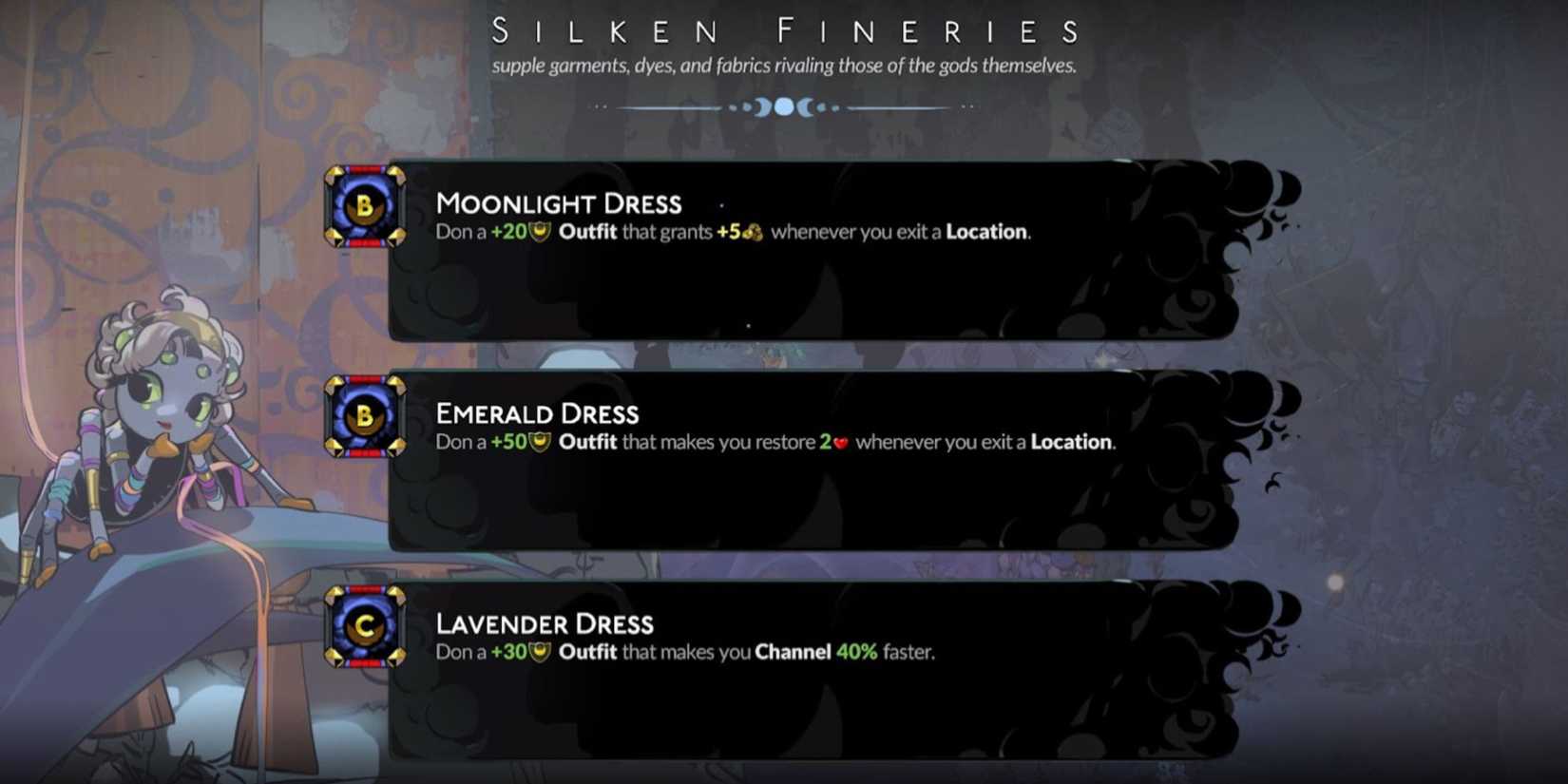 Hades 2: Emerald Dress