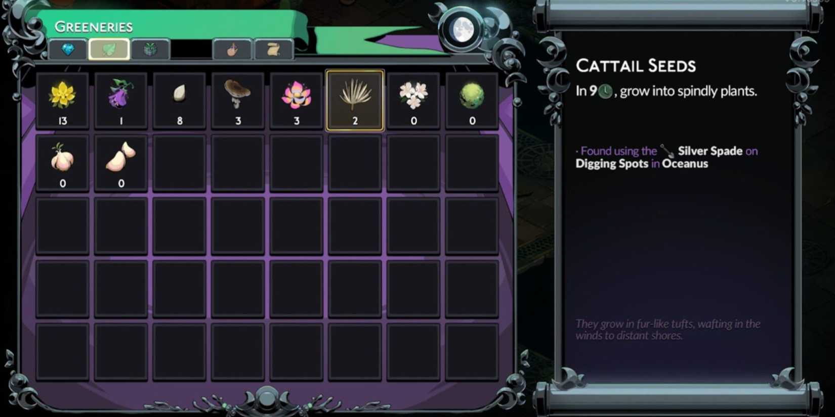 Cattails Seed in Hades 2