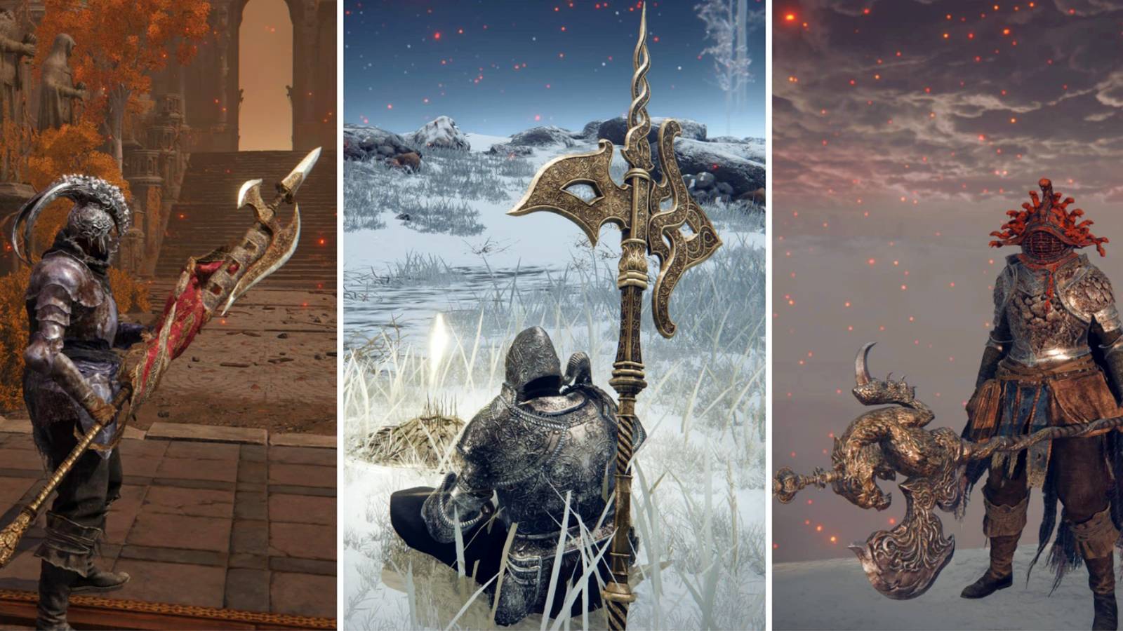 Elden Ring Best Halberds Mash Up