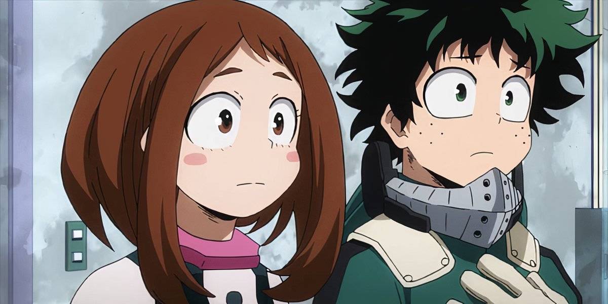 Ochaco Uraraka And Izuku Midoriya 