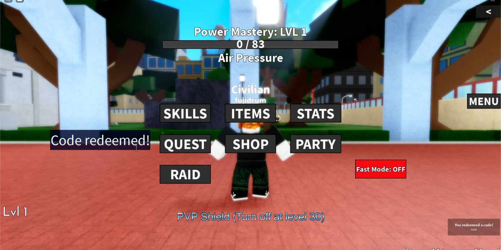 Heroes World the codes tab