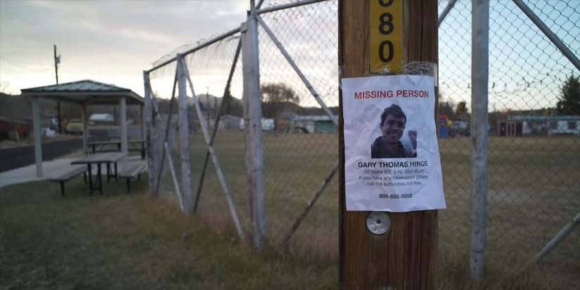 High in the High Desert horror movie still, missing persons poster