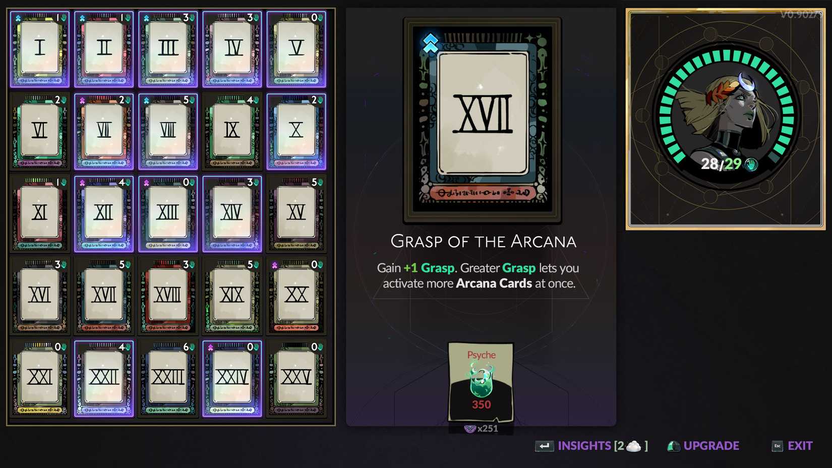 High Grasp Example in Hades 2