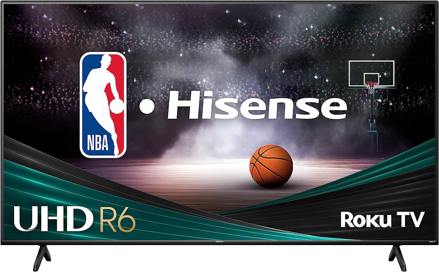 Hisense 65-inch Class R6 Series 4K UHD Smart Roku TV with Alexa Compatibility