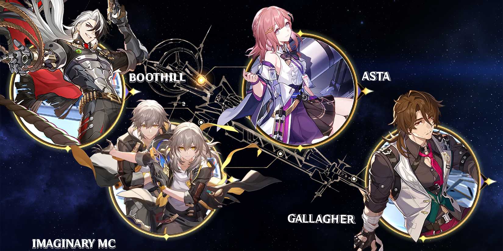 honkai star rail imaginary mc-asta-gallagher-and  boothill team composition