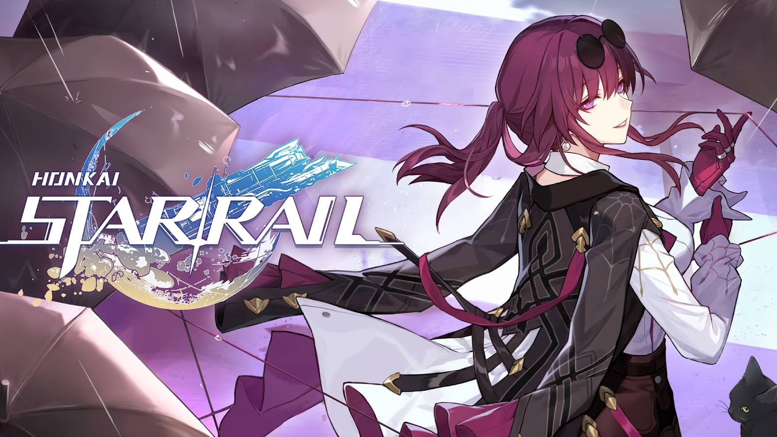 A promotional visual for Honkai: Star Rail featuring Kafka.