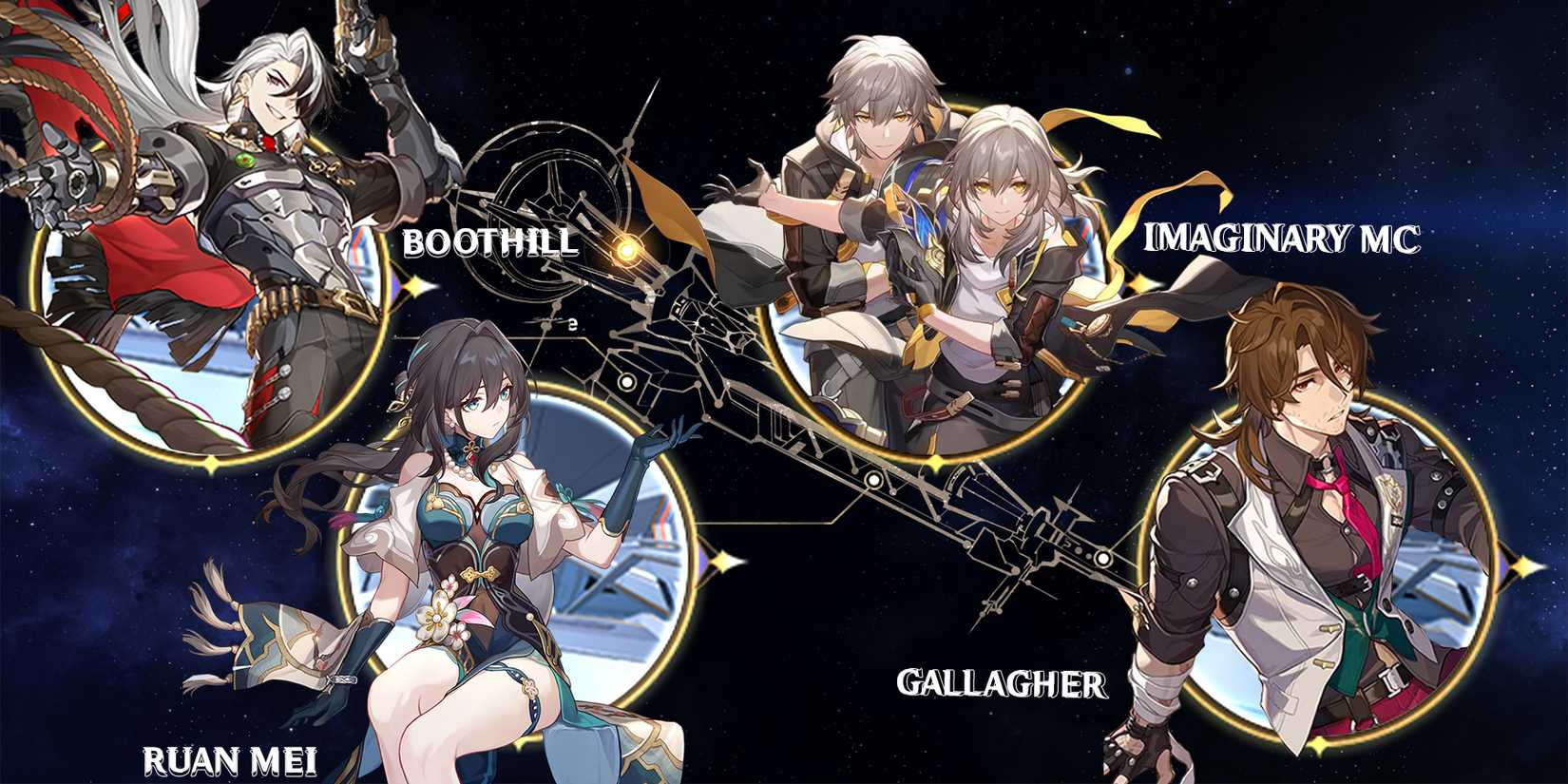 honkai star rail ruan mei-imaginary mc-gallagher-and  boothill team composition