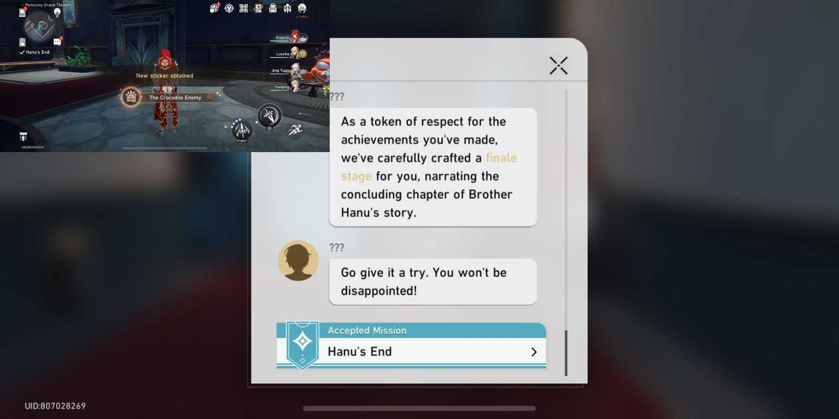 Honkai Star Rail_ Hanu's End and Crocodile Enemy Achievement