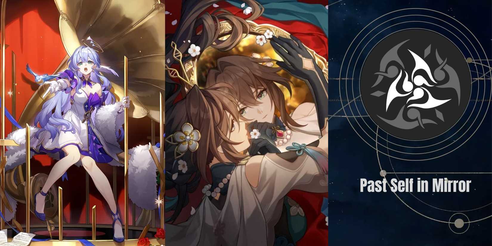 Honkai_ Star Rail – Robin and Past Self in Mirror