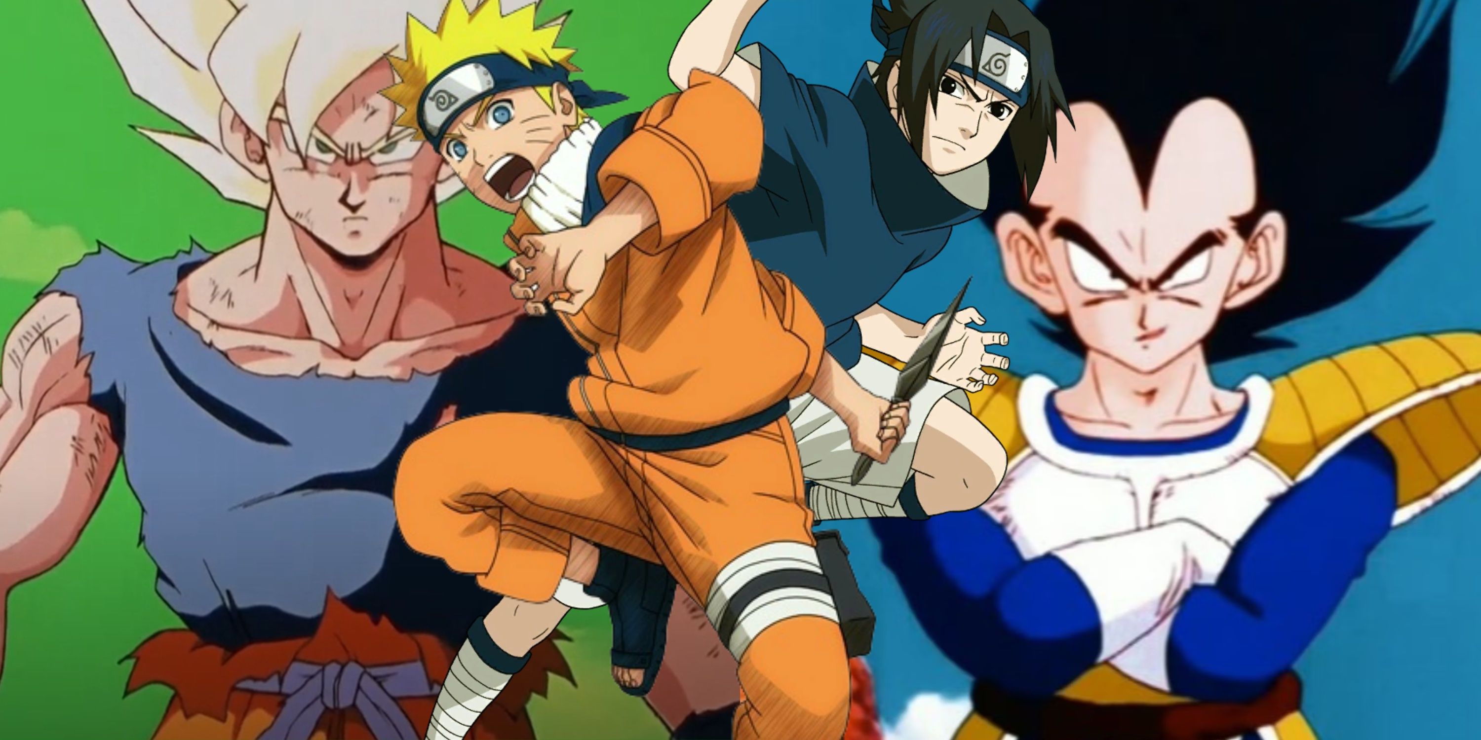 How Dragon Ball Inspired Naruto And Sasuke’s Designs Goku Vegeta - Featured