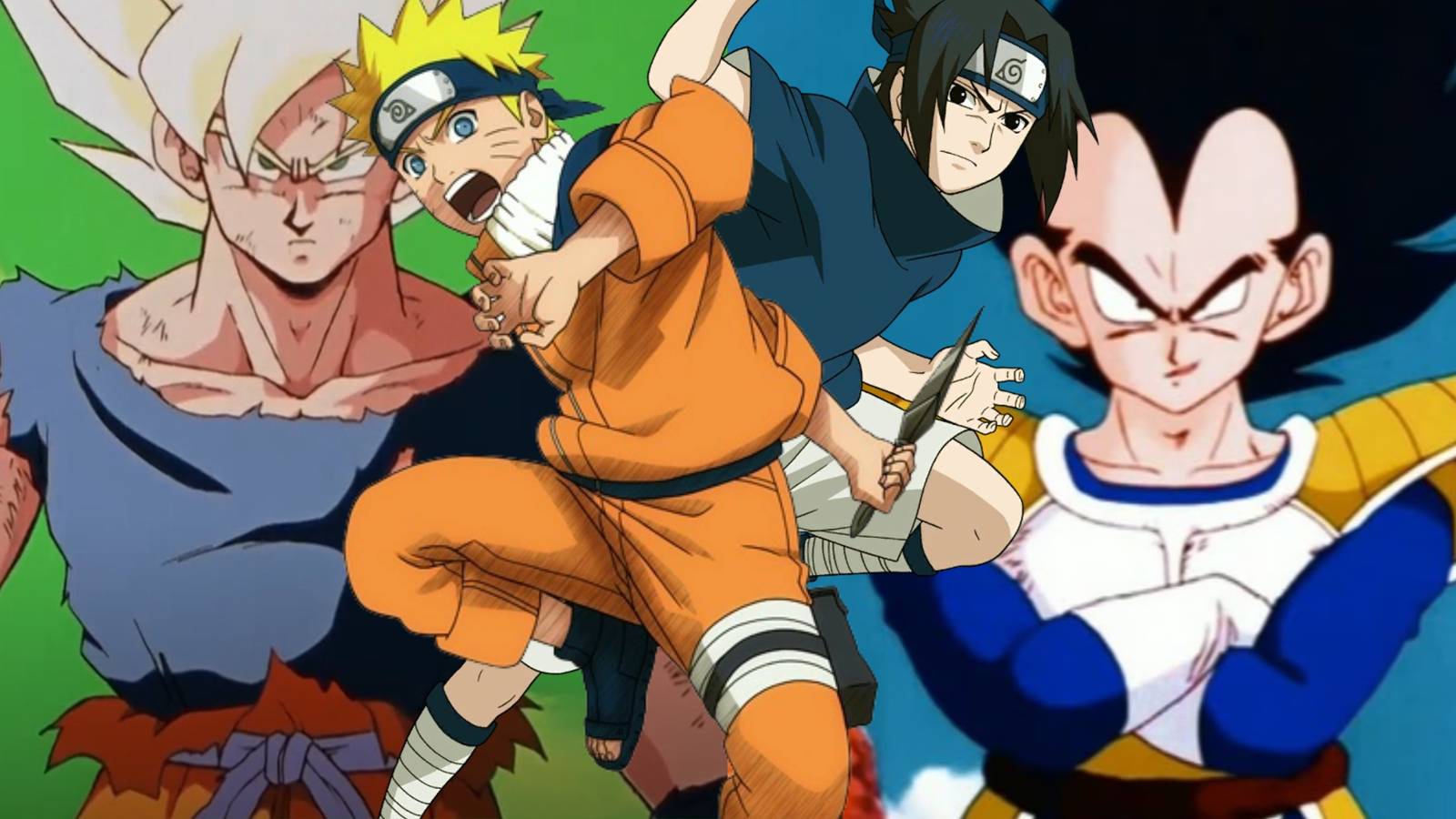 How Dragon Ball Inspired Naruto And Sasuke’s Designs Goku Vegeta - Featured