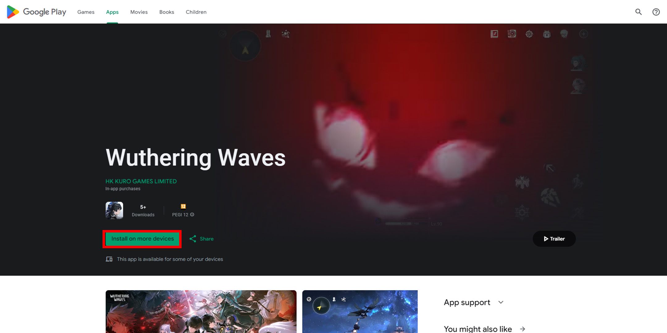 how to download and pre-download wuthering waves with google play games