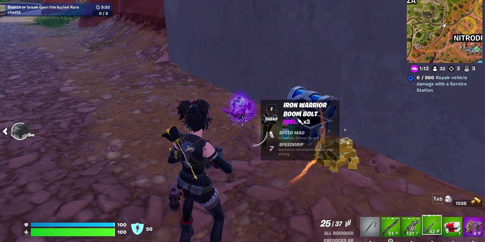 how to find a Boom Bolt in Fortnite Chapter 5 Season 3 