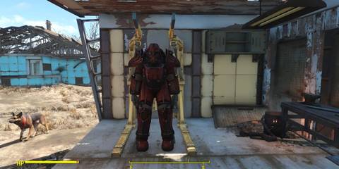 Hot Rod T-45 Power Armor in Fallout 4