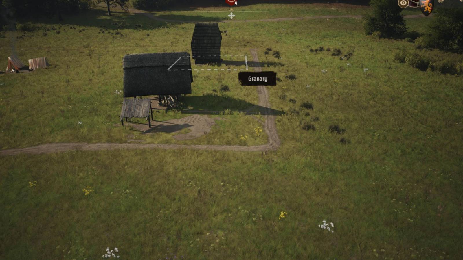 A Granary and a Storehouse in Manor Lords