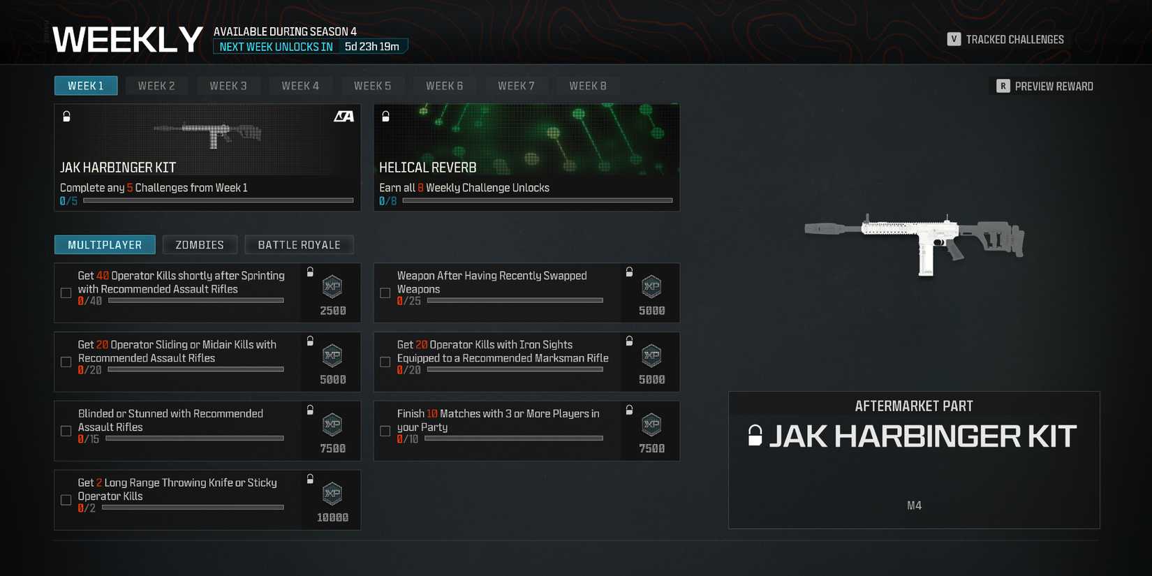 How To Unlock The JAK Harbinger Aftermarket Part for the M4 in Modern Warfare 3 and Warzone 