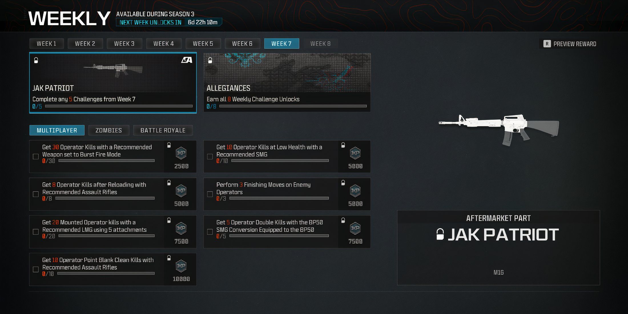 How to unlock the JAK Patriot Aftermarket Part for the M16 in Modern Warfare 3 and Warzone 