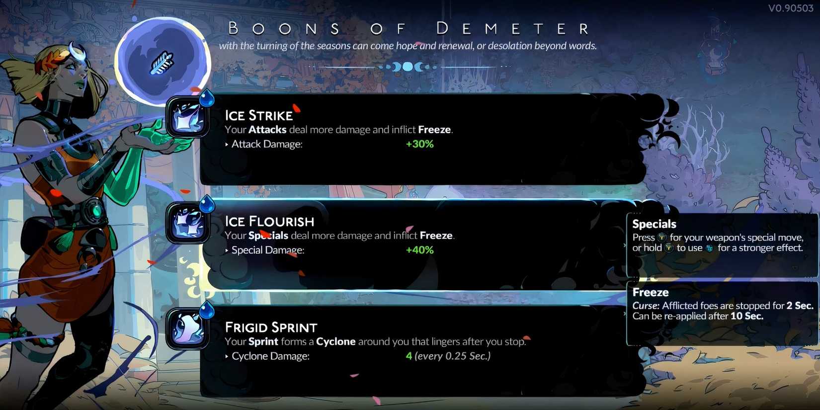 Ice Flourish in Hades 2