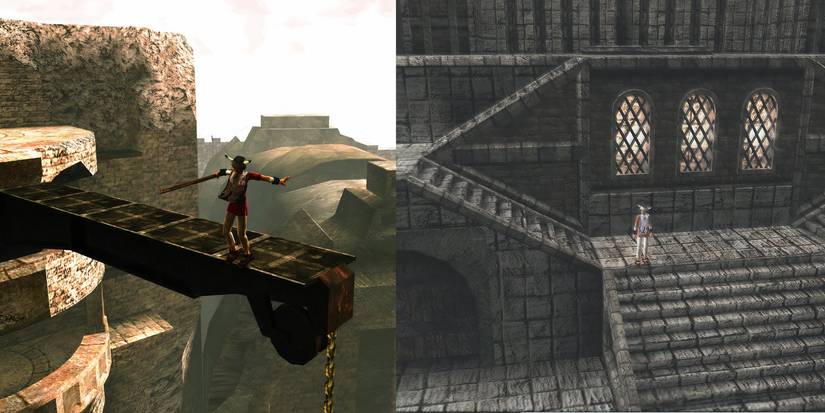 A split image of different locations in Ico