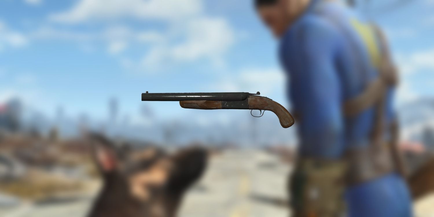 Double-barrel shotgun in Fallout 4