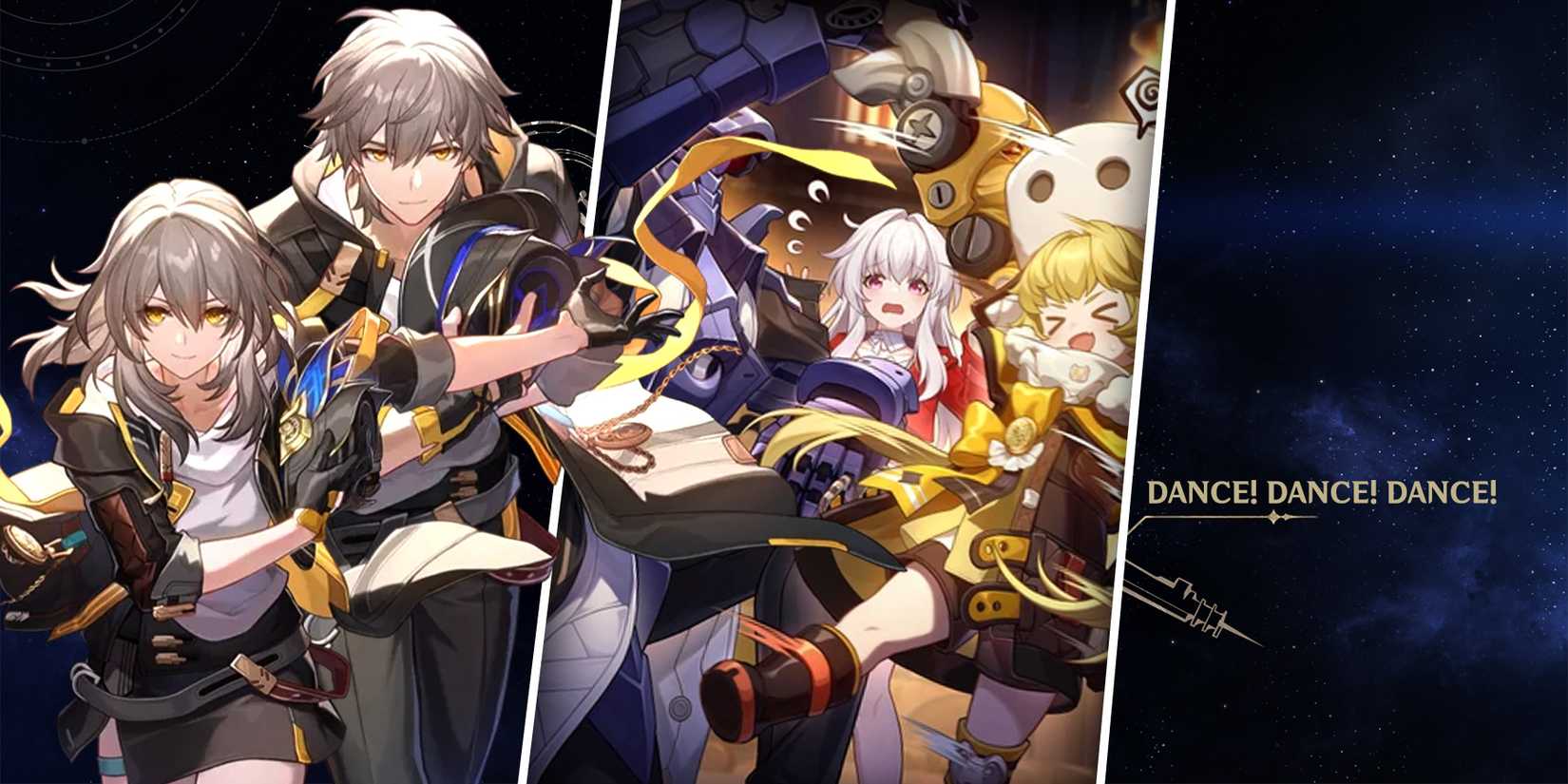 imaginary trailblazer using dance dance dance light cone in honkai star rail