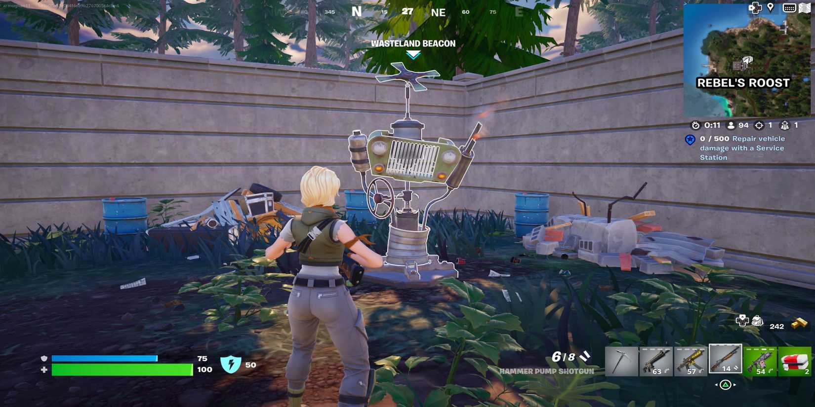 fortnite chapter 5 season 3 wastelander challenge location 1
