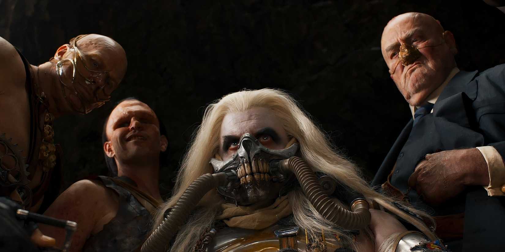 Immortan Joe and his Citadel family in Furiosa A Mad Max Saga