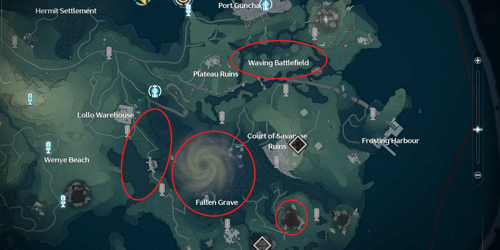 iris location in wuthering waves