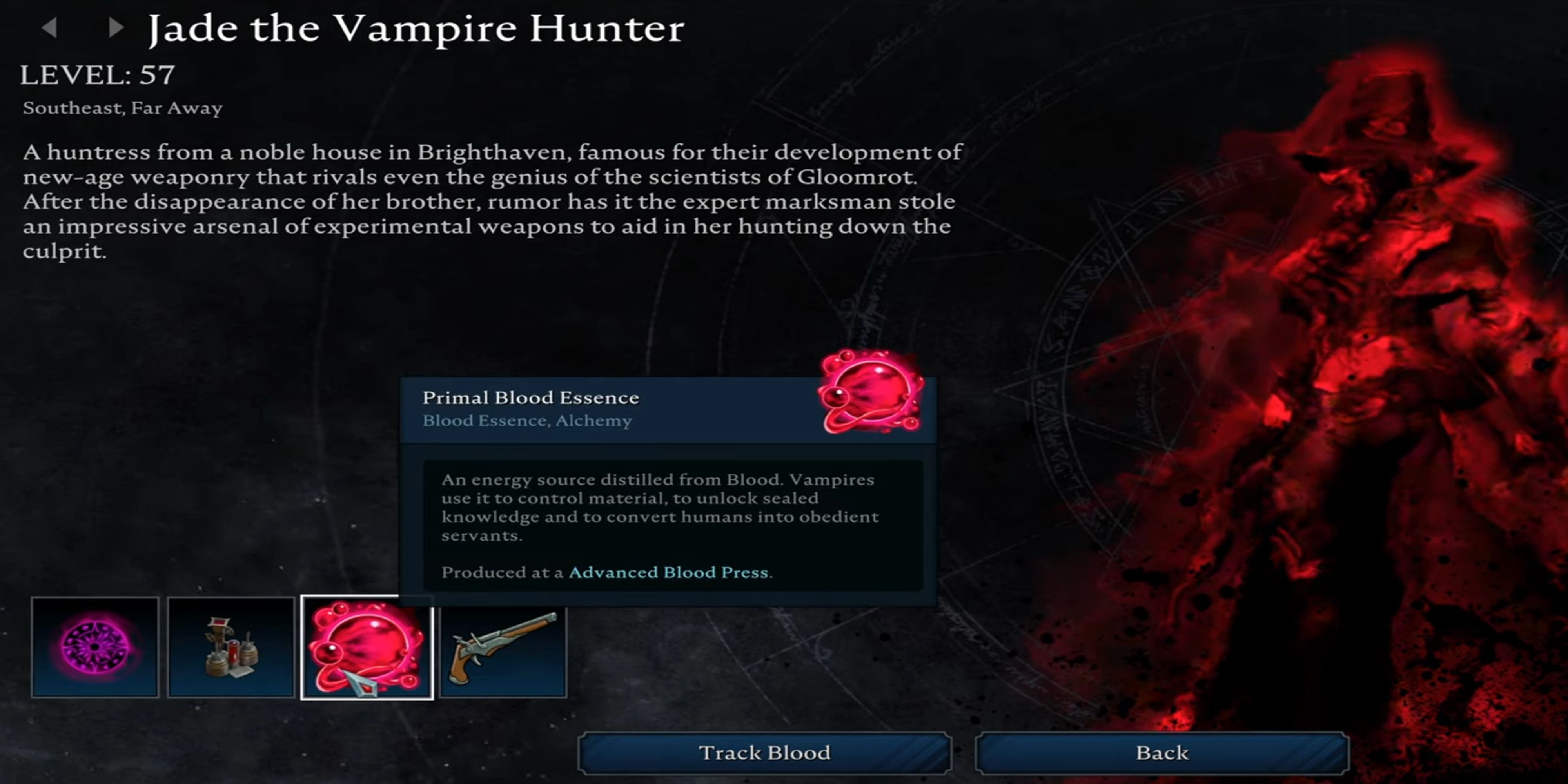 Jade the Vampire Hunter V Blood Carrier Profile in V Rising