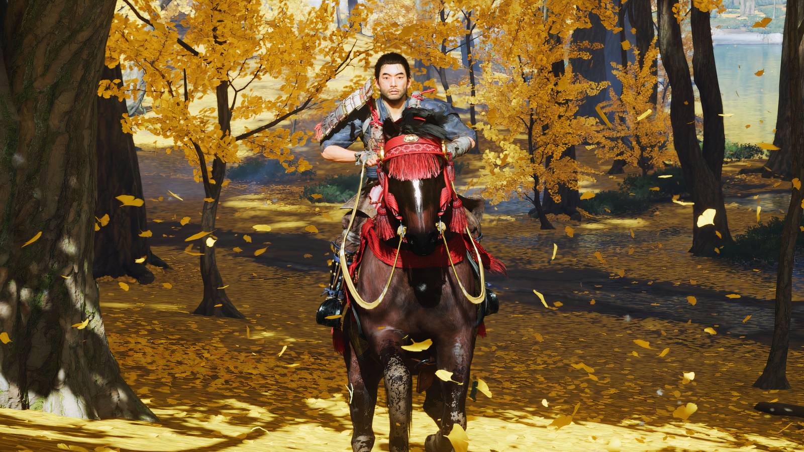 JIN SAKAI ghost of tsushima riding horse (1)