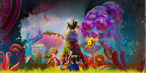 cover art for journey to the savage planet. 