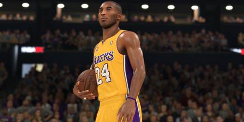 Kobe Bryant of the LA Lakers in NBA 2K24